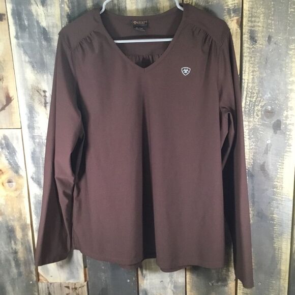 Ariat long sleeve lightweight top women’s size XL - Picture 1 of 6